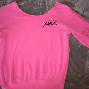 Pink Victoria secret sweatshirt